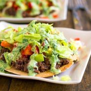 Black Bean Tostada