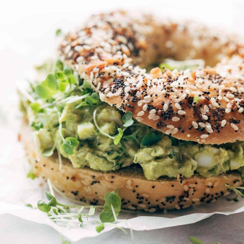 Avocado Egg Salad on a plate.
