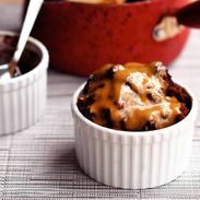 A picture of Hot Fudge Cake with Peanut Butter Sauce